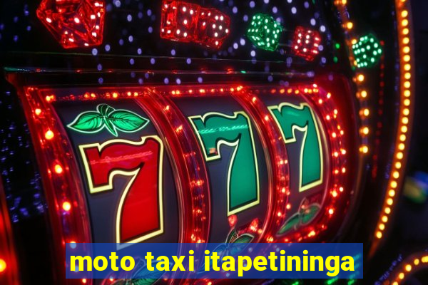 moto taxi itapetininga