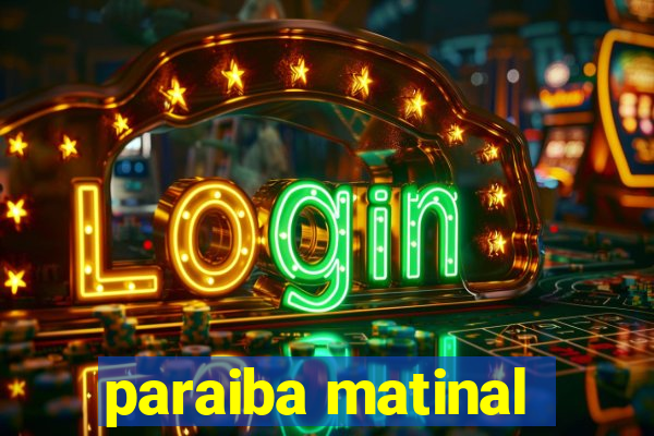 paraiba matinal