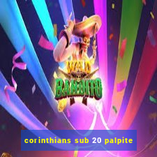 corinthians sub 20 palpite