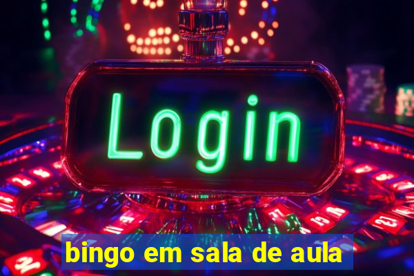 bingo em sala de aula