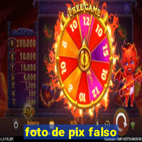 foto de pix falso