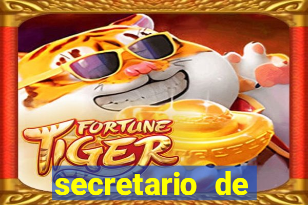 secretario de esporte salario